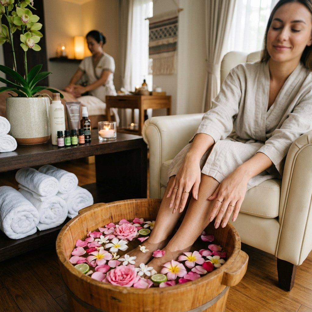 Manicure, Pedicure & Massages